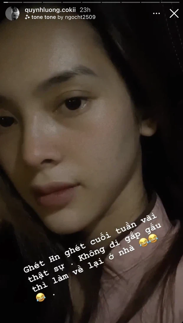 "Single mom" Quỳnh Lương tỏ ra mình không hề thua kém trên đường đua mặt mộc so với lứa đàn em.