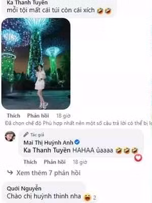 Rất nhanh chóng, nhiều người đã vào giúp Huỳnh Anh. Tuy nhiên, việc nhờ các "thánh photoshop" trên mạng cắt ghép ảnh cũng khá là hên xui.