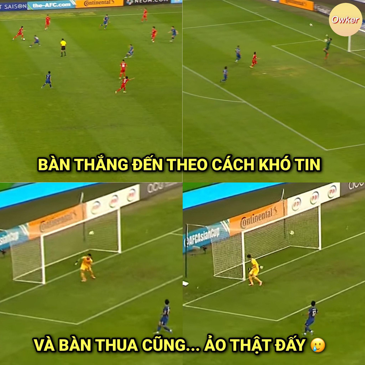 Bàn thắng của Tuấn Tài mang đến sự khó tin nhưng bàn thua do Văn Toản tạo ra lại mang đến điều "ảo thật đấy".