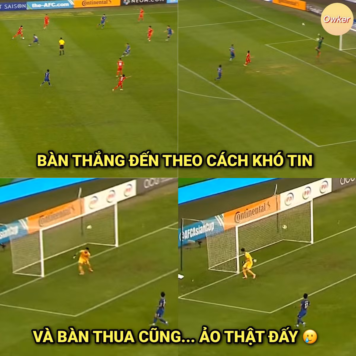 Bàn thắng của Tuấn Tài mang đến sự khó tin nhưng bàn thua do Văn Toản tạo ra lại mang đến điều "ảo thật đấy".