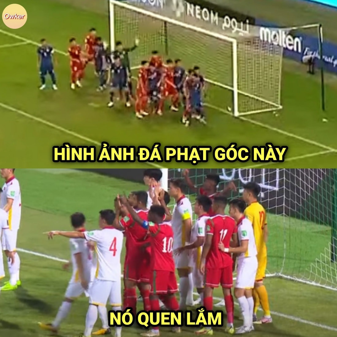 Có lẽ hình ảnh đá phạt góc này của U23 Việt Nam từng quá quen với NHM.