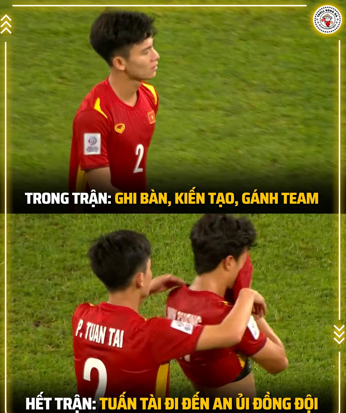 Vẫn là Tuấn Tài và anh làm hết mọi việc trong ngày U23 Việt Nam bắt đầu hành trình tại VCK U23 châu Á 2022.