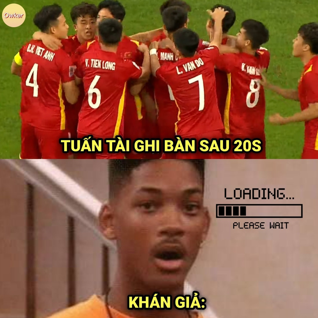 Cảm xúc của khán giả khi chưa ổn định chỗ ngồi mà Tuấn Tài đã gieo sầu cho U23 Thái Lan.