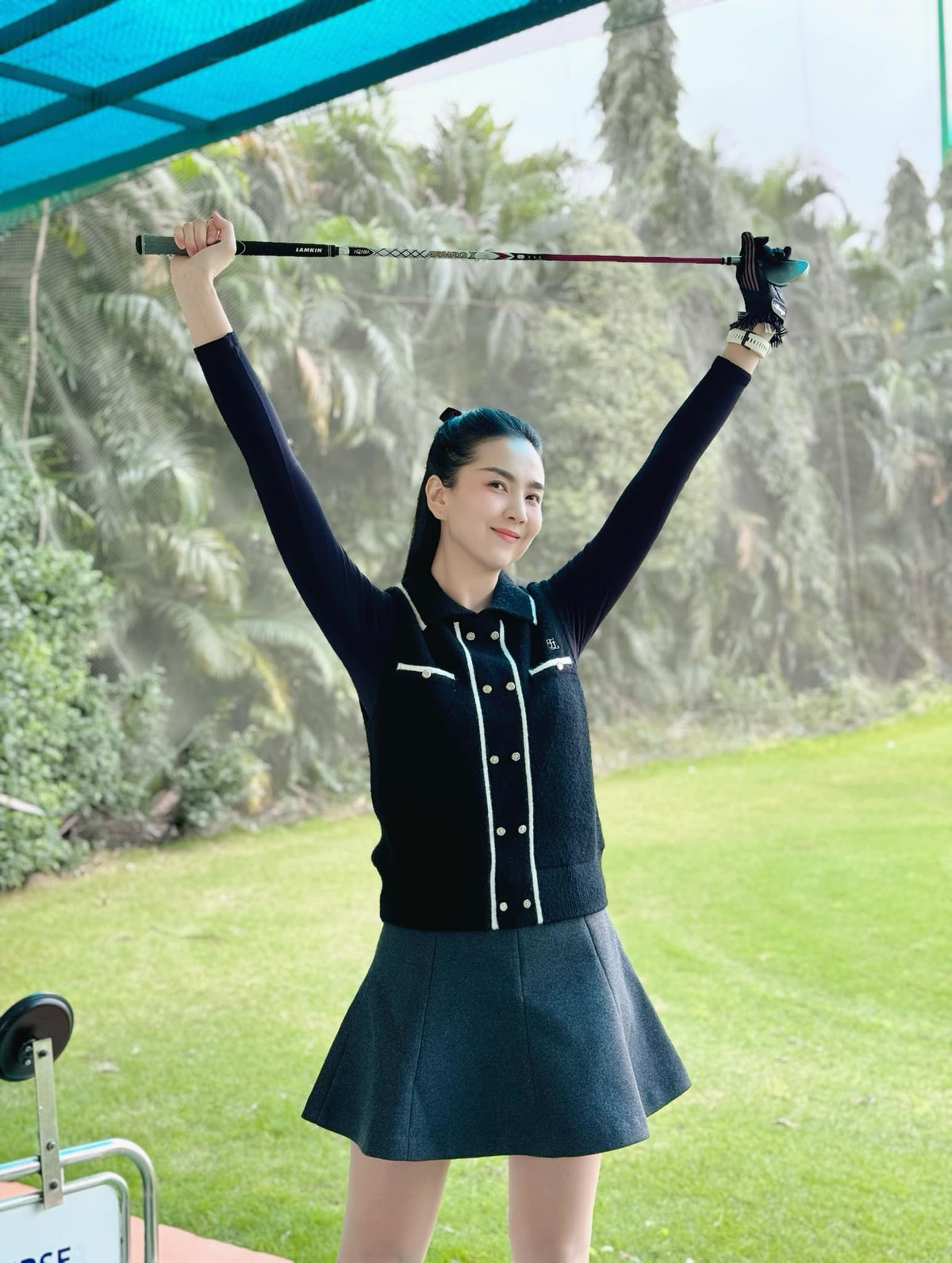 Việc chơi golf ngoài là sở thích sang chảnh, nó còn giúp MC Mai Ngọc cải thiện sức khỏe và là bí quyết giảm cân hiệu quả.