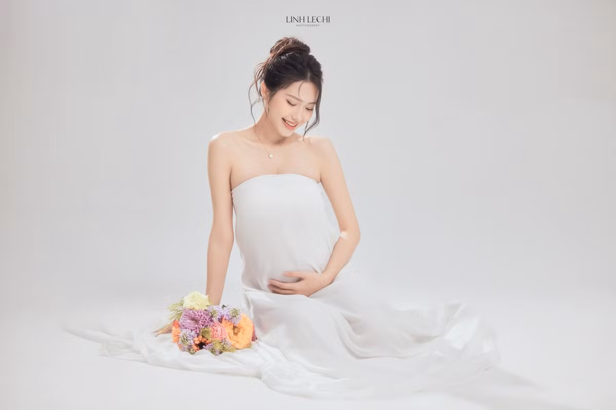 Dù có vẻ tăng cân nhưng những đường nét xinh đẹp của Doãn Hải My là không phải bàn cãi.