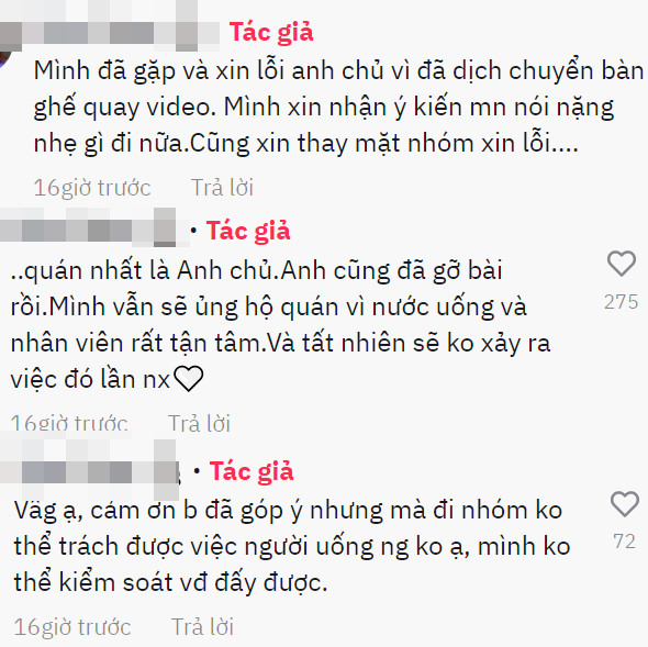 Trường hợp của cô gái trên là kinh nghiệm cho nhiều người, cần phải có ý thức hơn khi tới các địa điểm công cộng… Ai cũng cần ý tứ giữ trật tự và bảo vệ tài sản để không ảnh hưởng tới người khác.