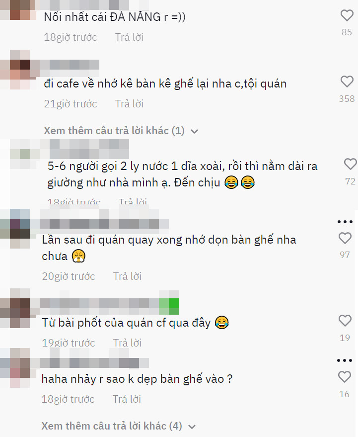 Đồng thời khuyên mọi người nên quay video ở những nơi phù hợp. Quán cafe vốn là không gian buôn bán, đông đúc người nên việc quay video là chưa đúng.