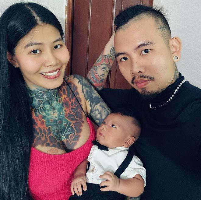 Minh Thái tự nhận bản thân là một cô gái rụt rè, mơ mộng và những hình xăm giúp cô tự tin, bản lĩnh hơn.