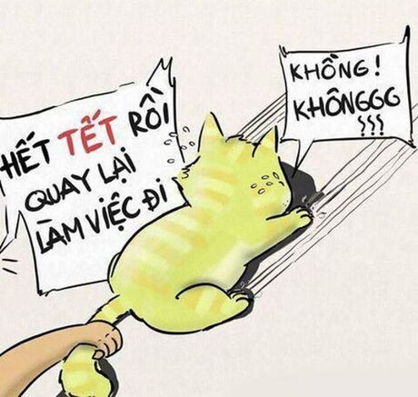 Với nhân viên văn phòng, Tết đang ăn chơi phè phỡn đến khi hết Tết cảm giác gặp phải đó là không muốn làm việc.