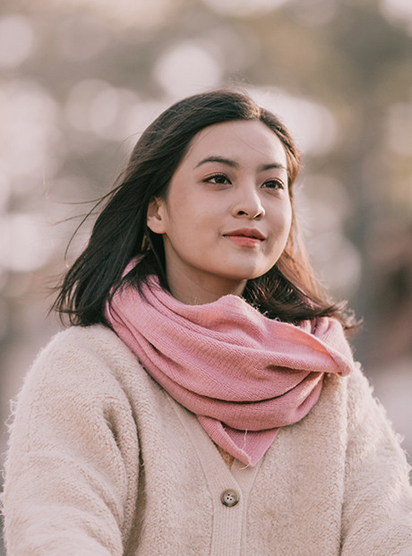 Với ngoại hình 1m60 và năng 47 kg, Thảo Tâm trở thành mẫu hình lý tưởng để mọi bạn nữ phấn đấu.