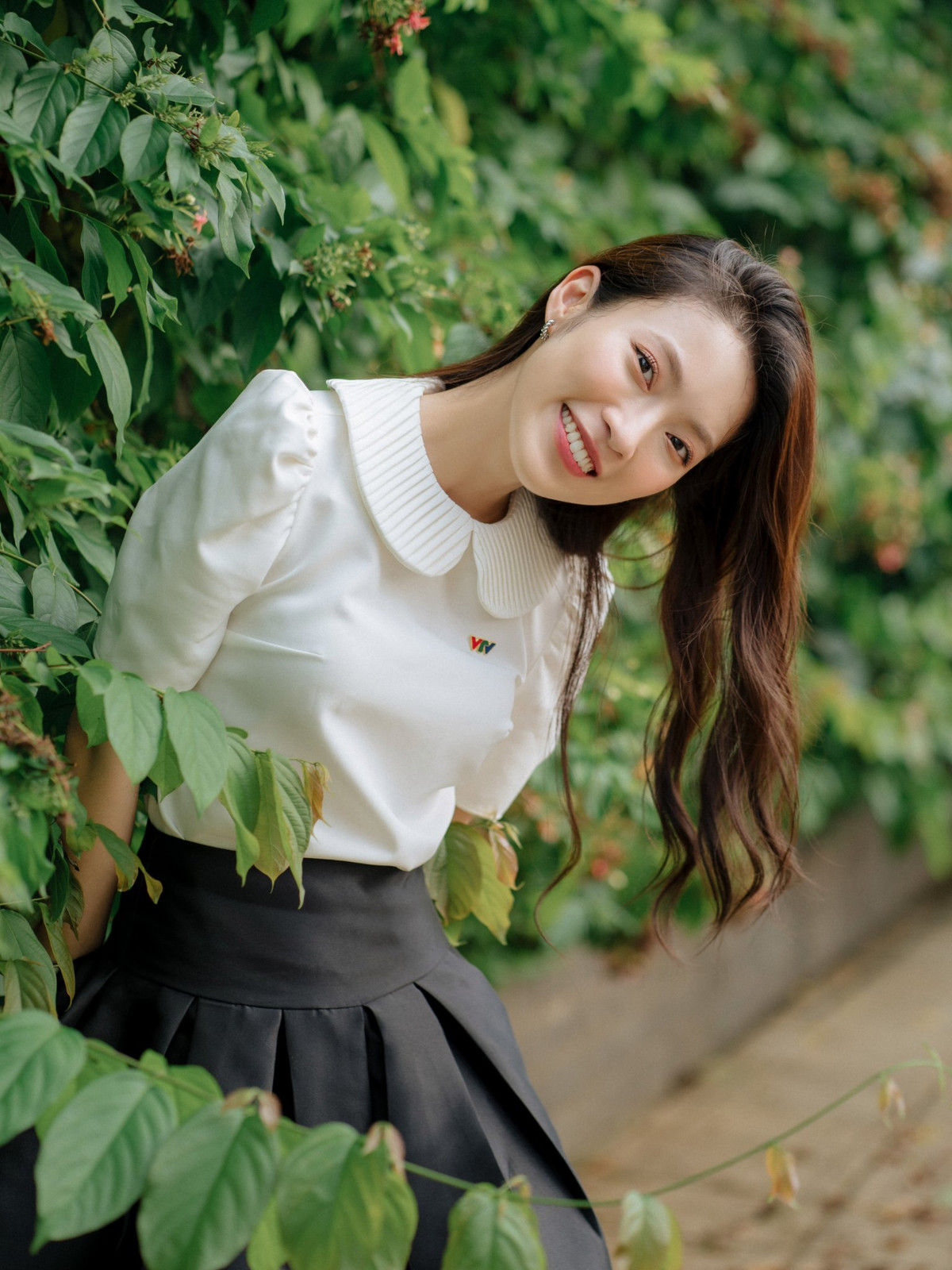 Luôn mang trong mình nguồn năng lượng tích cực, Khánh Vy biết cách truyền cho những khán giả của mình mỗi khi lên sóng.