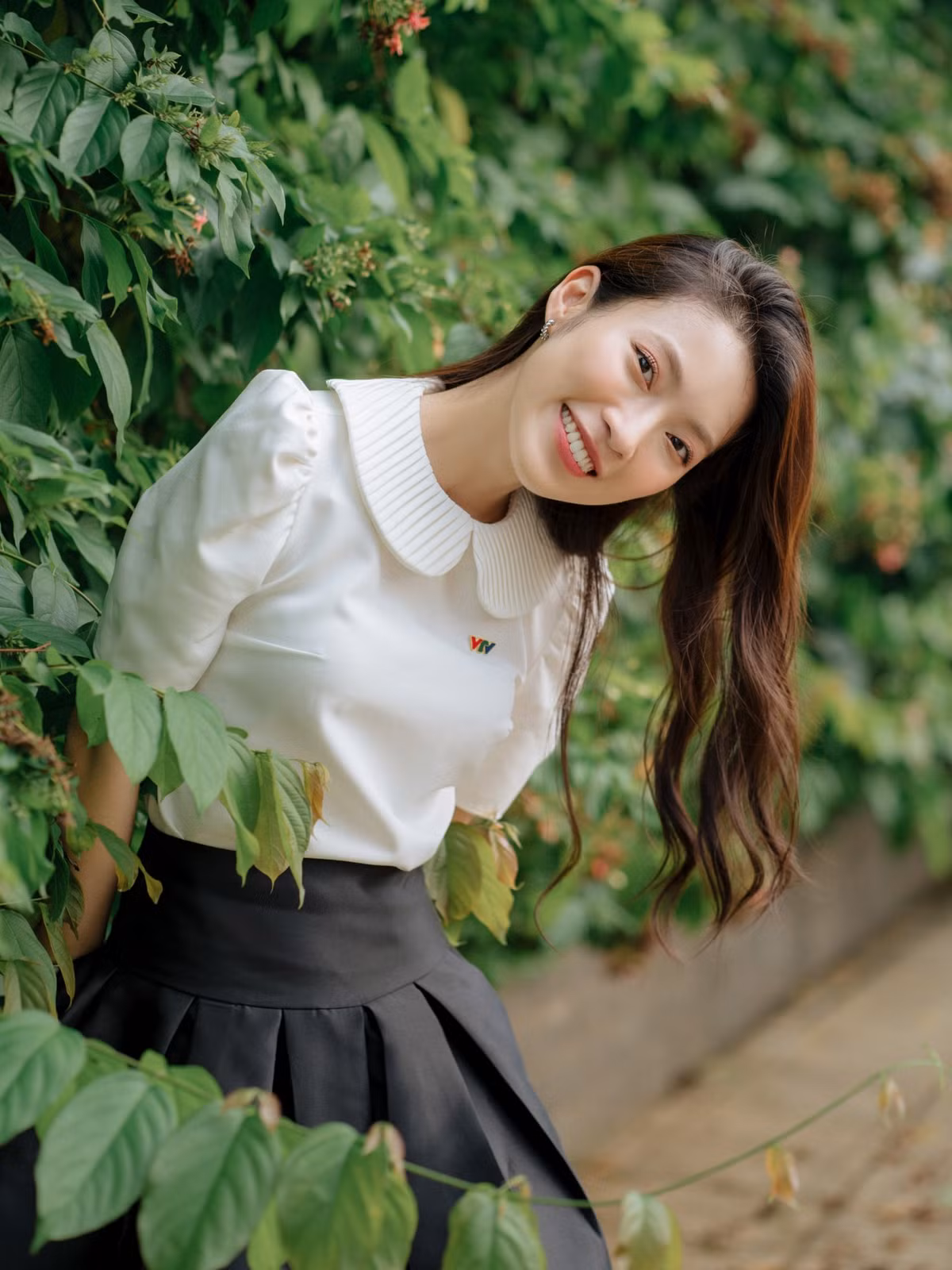 Luôn mang trong mình nguồn năng lượng tích cực, Khánh Vy biết cách truyền cho những khán giả của mình mỗi khi lên sóng.