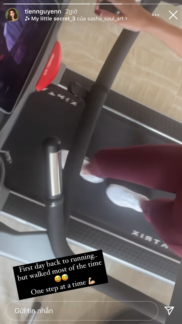 Chắc chắn không phải ngẫu nhiên mà Tiên Nguyễn có được vóc dáng xịn xò như vậy. Nếu theo dõi kỹ càng, ai cũng biết ái nữ nhà tỷ phú Johnnathan Hạnh Nguyễn rất chăm tập và rèn body.