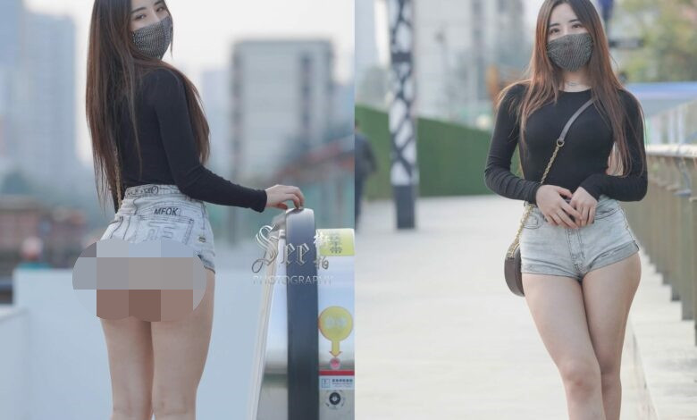 Diện quần ngắn cũn, hot girl Malaysia lộ vòng 3 loã lồ Dien quan ngan cun, hot girl Malaysia lo vong 3 loa lo