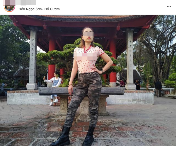 Thời gian qua, hình ảnh người phụ nữ "nghiện thả rông" vòng một đi khắp mọi nơi, từ nhà hàng, quán cà phê đến cả chốn linh thiêng như đền Ngọc Sơn đã ''gây sốt'' mạng xã hội.