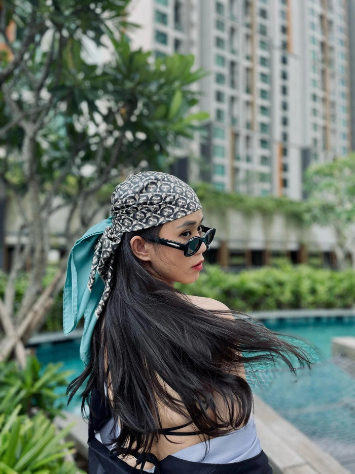 Thay vì trốn tránh và sợ hãi trước sự thay đổi của cơ thể, cựu hot girl đã đối diện và học cách yêu thương bản thân nhiều hơn.