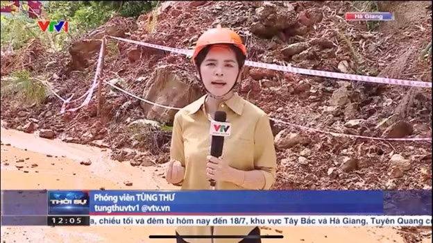 Hình ảnh tác nghiệp giữa cơn bão của Tùng Thư khiến cư dân mạng xúc động. Nhiều người để lại bình luận: "Trong khi nhiều người ở nhà tránh bão, thì các phóng viên lại đi vào vùng bão đưa tin tức, cập nhật tình hình bão cho người dân. Chúc các bạn luôn được bình an!"...