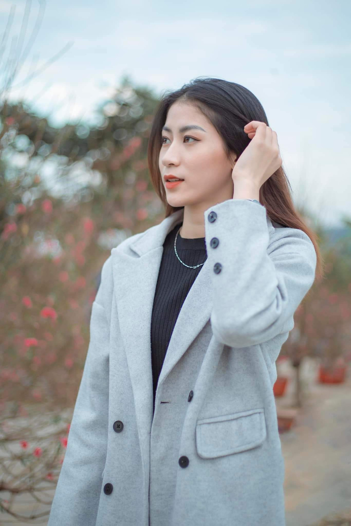 Kiều Trinh dành tình yêu cho bóng chuyền từ sớm. Cô nàng chơi bóng từ những năm cấp hai.