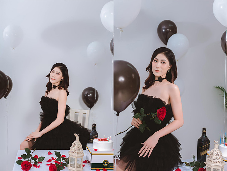 Khác với vẻ khỏe khoắn, thể thao ngày thường, trong bức ảnh mới đăng vận động viên bóng chuyền Kiều Trinh khoe bờ vai trần trắng tinh, thon thả, đôi chân dài miên man cùng nhan sắc kiêu sa đã được trau chuốt kỹ lưỡng.