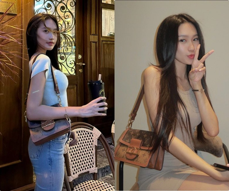 Những chiếc túi form dáng hộp năng động và cá tính được Doãn Hải My ưu ái rất lớn.