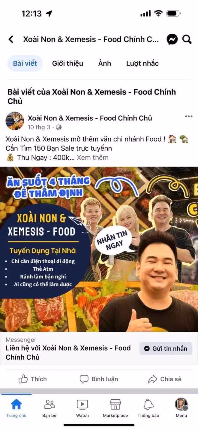 Đáng nói, đây không phải lần đầu hot girl Instagram Xoài Non cảnh báo là đang có fanpage giả, lợi dụng danh tiếng và uy tín hai vợ chồng, thế nhưng nhiều fan hâm mộ vì quá tin tưởng nên vẫn bị lừa lấy tiền.