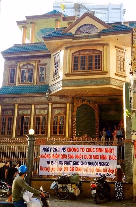 Tổng thể cấu trúc bên ngoài biệt thư Ngọc Sơn. Ảnh: NSCC