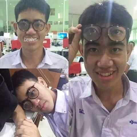 Với những bạn bị cận thì đây là cách có thể qua mặt được các giáo viên khi ngủ lén.