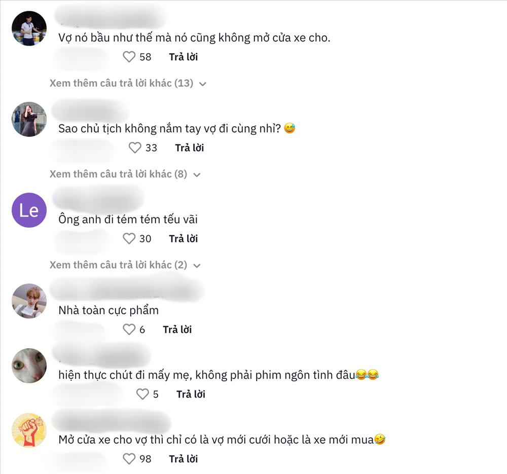 Sau khi vấn đề được không ga lăng với vợ của con trai bầu Hiển được đưa ra, nhiều người đã có ý trách móc anh chàng. Tuy nhiên, ở ý kiến trái chiều, một số khác cho rằng không nên quan trọng hóa vấn đề này.