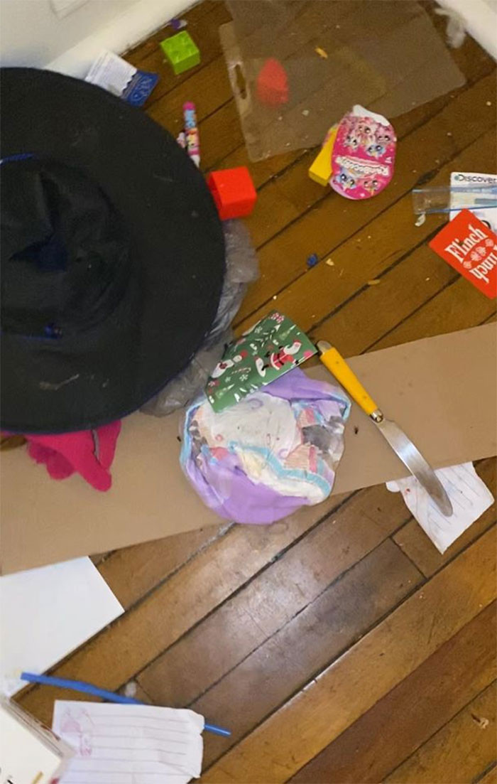 Chủ nhà có tên Jerry Ciro Ucci đã chia sẻ những bức ảnh chụp lại cảnh bừa bãi, bẩn thỉu mà gia đình người thuê nhà để lại cho ông sau 6 tháng thuê. Cảnh tượng khiến người ta phát hoảng khi bước vào, đám ruồi nhặng bay lởn vởn khắp nhà, những mẩu thịt vụn chất đống ở góc phòng, tã lót và chất thải của em bé vương vãi, bốc mùi hôi thối.