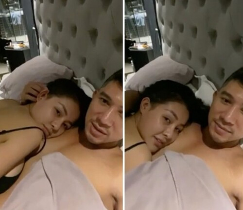 Mới đây, Ngân 98 và Lương Bằng Quang lại gây chú ý khi chia sẻ đoạn livestream mát mẻ trên giường.