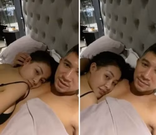 Mới đây, Ngân 98 và Lương Bằng Quang lại gây chú ý khi chia sẻ đoạn livestream mát mẻ trên giường.