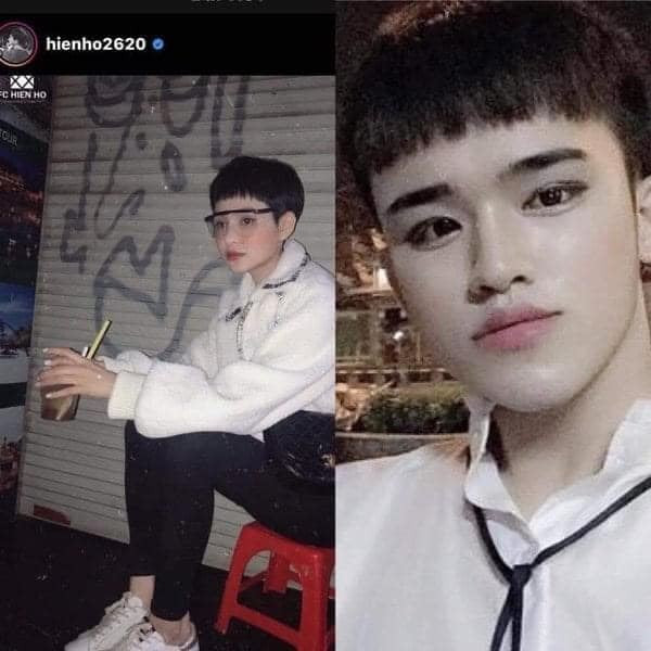 Bên dưới loạt ảnh này là những bình luận trái chiều, người cho rằng biểu cảm và vóc dáng cao gầy của Trần Đức Bo khi mặc đồ nữ và ca sĩ Hiền Hồ ở một số khoảnh khắc có phần giống nhau.