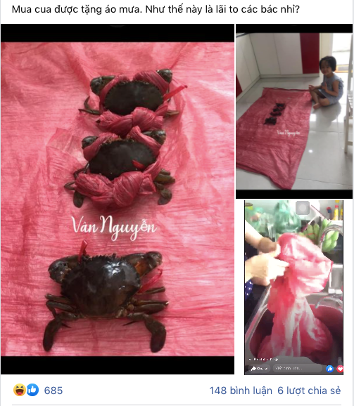 Dù từng nhiều lần xuất hiện trên mạng xã hội nhưng dường như nhiều người vẫn chẳng rút được tí kinh nghiệm nào khi nghe lời người bán hàng và khi về nhận được nguyên mớ dây buộc cua dài cả mét.