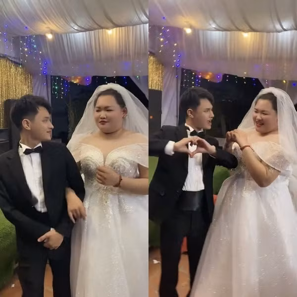 Cũng như bao cô dâu khác, TikToker Mai Kim Liên lựa chọn cho mình một chiếc váy trắng hở vai, có phần tùng váy xòe rộng như một nàng công chúa đích thực.