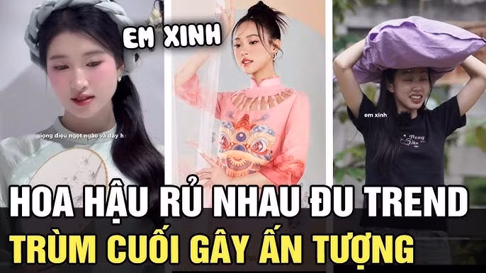 Giai đoạn này chuẩn bị Tết Nguyên đán là khoảng thời gian các chị em thường rủ nhau diện áo dài để thực hiện các bộ ảnh Tết ấn tượng cầu kỳ. Trào lưu "Em xinh" nóng lên đúng dịp này nên càng dễ dàng "bùng nổ".
