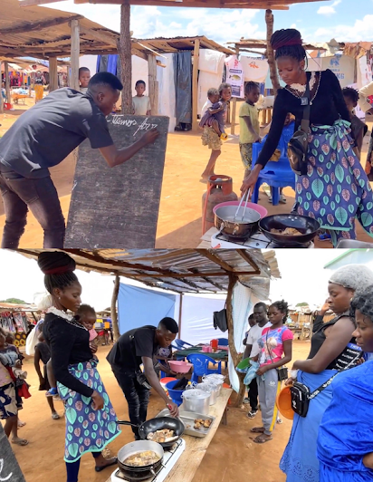 Thậm chí, anh chàng còn thành công “học lỏm” món bánh chuối Việt Nam và cùng vợ đem ra chợ bán, tăng thêm thu nhập cho gia đình.