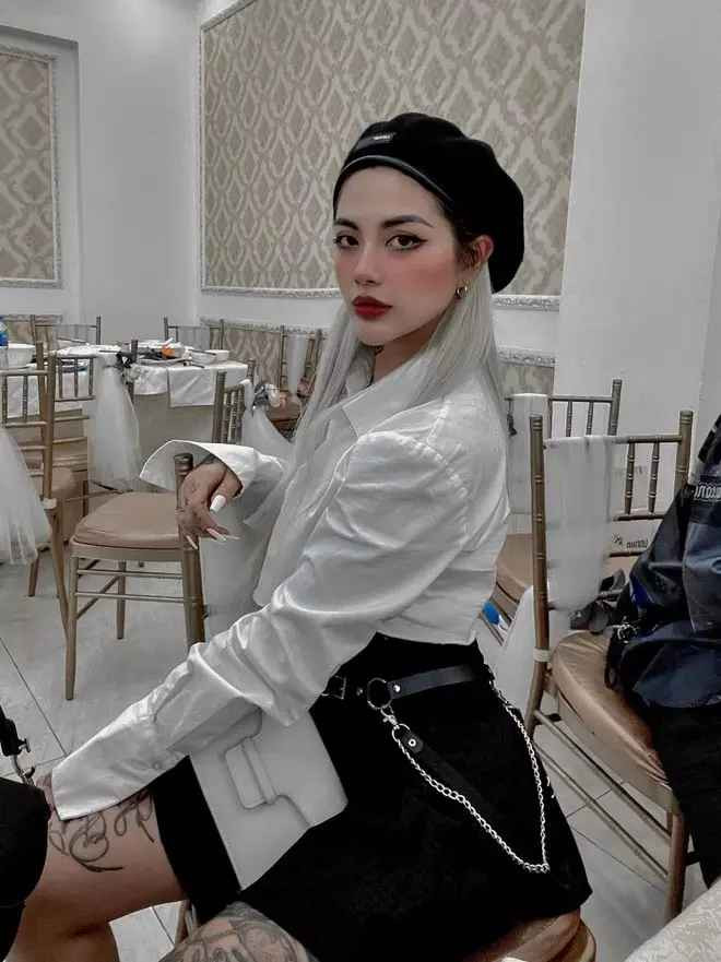 Lee Zin cho hay, con gái cô rất thích những hình xăm trên cơ thể mẹ.