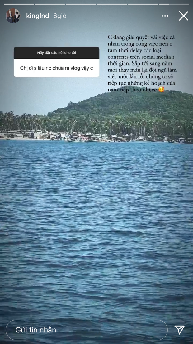 Linh Ngọc Đàm trả lời: "Ngày xưa chị thích trả lời mấy câu này lắm. Bây giờ lại thấy nó sáo rỗng. Đến thời điểm nào đó bản thân cảm thấy mình càng đắn đo mưu cầu thứ gì quá thì càng đem tới phiền muộn. Cứ tạm quên hết những thứ đó đi, hướng tới một cuộc sống yên bình trước, tình hay tiền rồi cũng sẽ tới theo cách này hay cách khác".