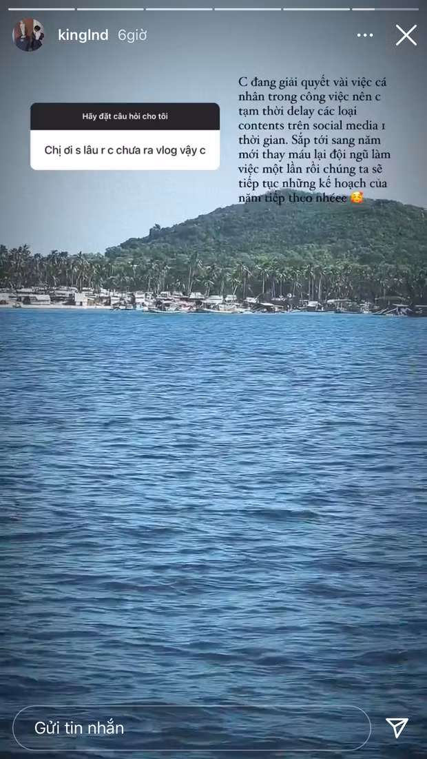 Linh Ngọc Đàm trả lời: "Ngày xưa chị thích trả lời mấy câu này lắm. Bây giờ lại thấy nó sáo rỗng. Đến thời điểm nào đó bản thân cảm thấy mình càng đắn đo mưu cầu thứ gì quá thì càng đem tới phiền muộn. Cứ tạm quên hết những thứ đó đi, hướng tới một cuộc sống yên bình trước, tình hay tiền rồi cũng sẽ tới theo cách này hay cách khác".