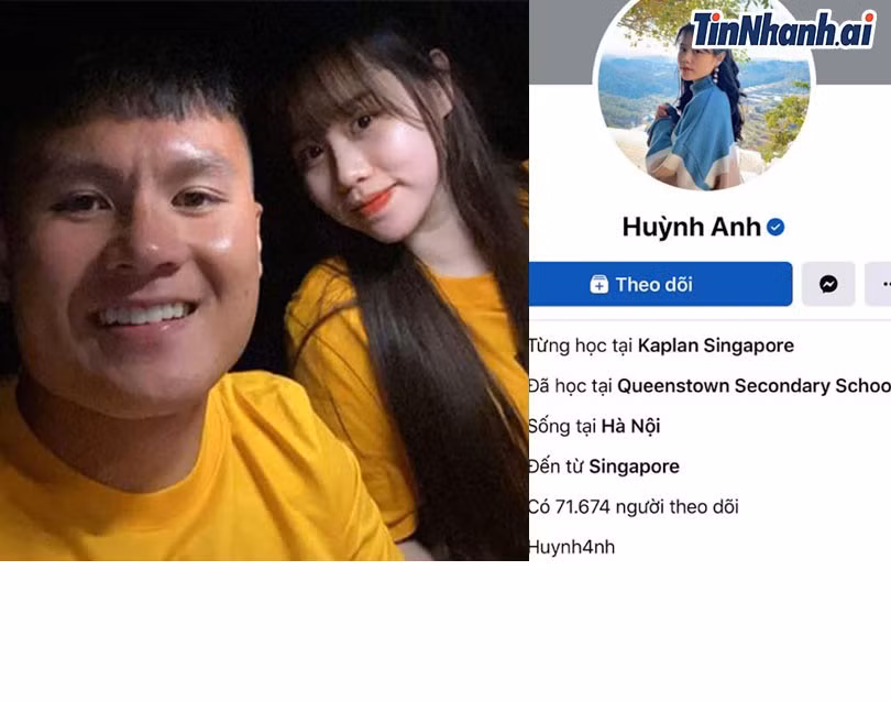 Đứng trước sự việc của Quang Hải lộ tin nhắn nhạy cảm, bạn gái anh là Huỳnh Anh cũng lặng lẽ bỏ tình trạng quan hệ với tiền vệ ĐTQG Việt Nam.