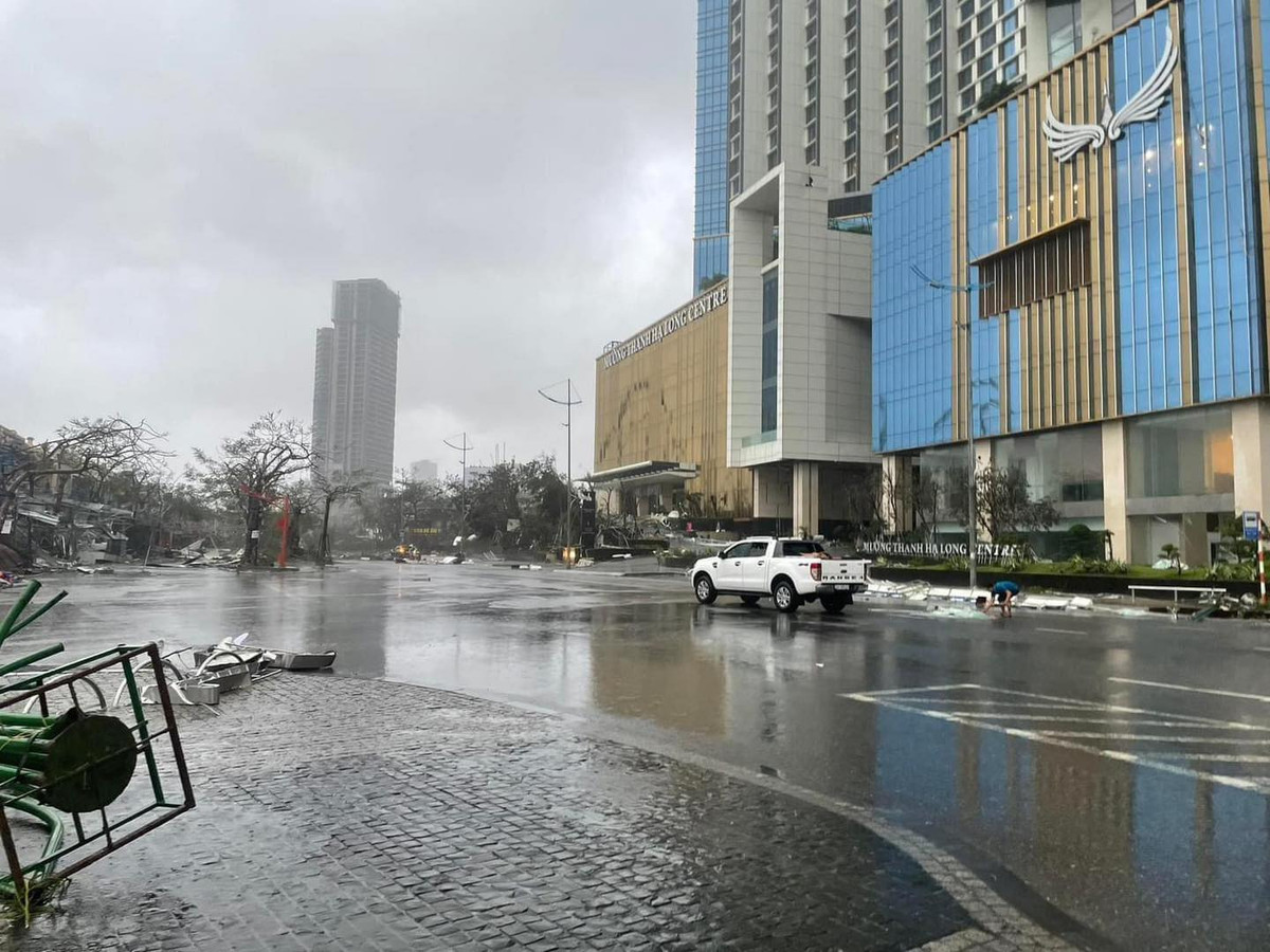 Khung cảnh khi cơn bão Yagi đi vào đất liền khiến nhiều người cảm thấy vô cùng xót xa.