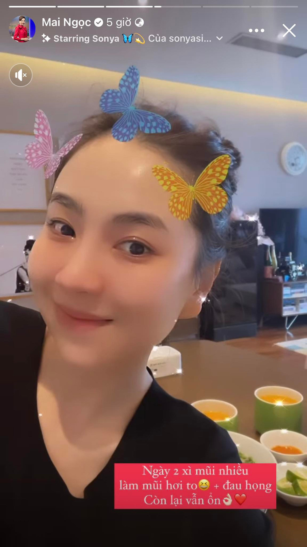 Mai Ngọc là F0 tự điều trị tại nhà. Có lẽ do đã có kinh nghiệm chăm sóc người thân là F0 nên cô rất bình tĩnh, lạc quan.