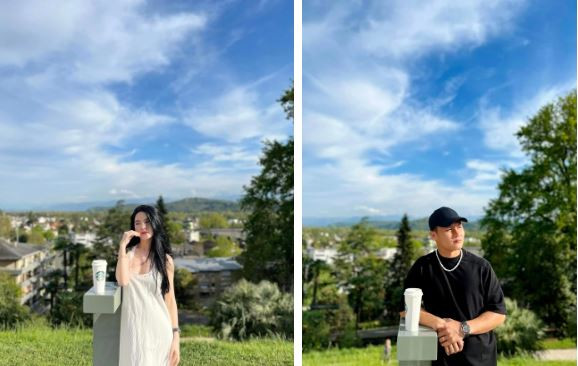 Ngoài thời gian tập luyện cùng Pau FC, Quang Hải luôn tranh thủ đưa bạn gái đi chơi tại Pháp.