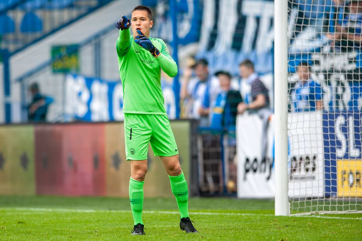 Filip Nguyễn, sinh năm 1992, là thủ môn số một của CLB Slovan Liberec.