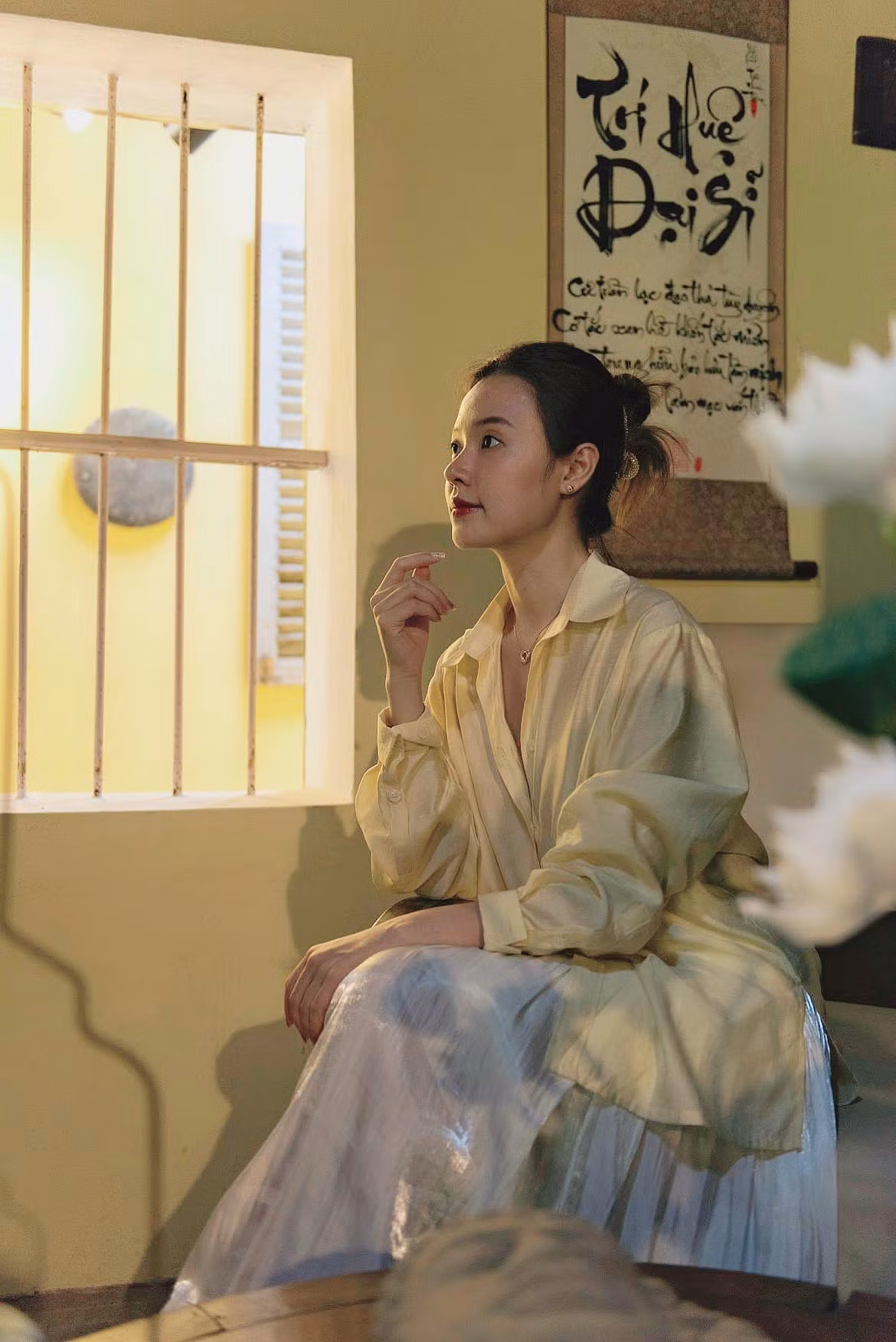 Midu từng tiết lộ việc tích cực siết cân, tập thể dục thể thao khiến số đo vòng 2 giảm đáng kể xuống còn 54cm.