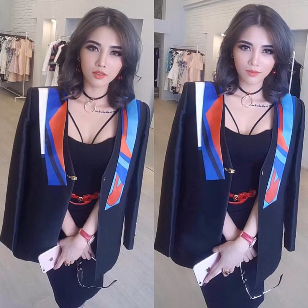 Claret Giang Lê thường xuất hiện bên xe sang và trang phục đắt đỏ.