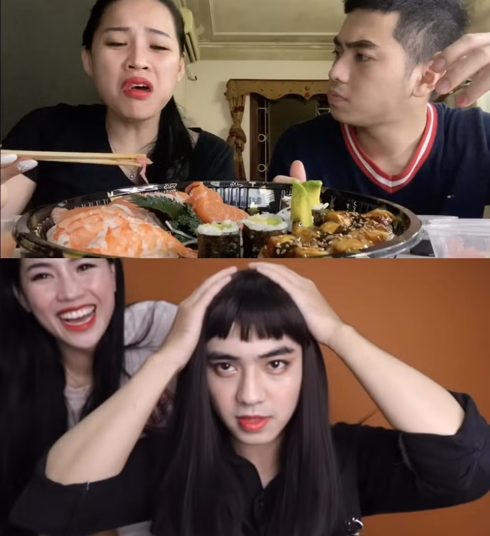 Về lý do chọn người bụng mỡ, Hà Linh cho biết mình thích được ôm, ôm bụng mỡ rất ấm và bên cạnh đó cũng có một chút nào đó được an ủi.