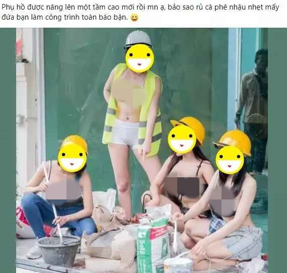 Ăn mặc hở hang "xách xô vác xi", nhóm gái xinh nhận chỉ trích An mac ho hang