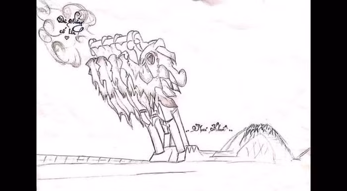 Tài khoản Mai Khuê và bức trang Cầu Rồng để cổ động tinh thần của người dân Đà Nẵng.