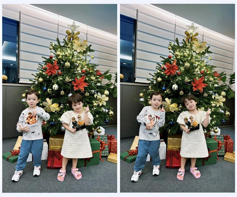 Dù bận rộn với công việc kinh doanh nhưng mỗi khi có thời gian rảnh, con trai bầu Hiển lại cho con đi dạo phố, khám phá thế giới xung quanh.